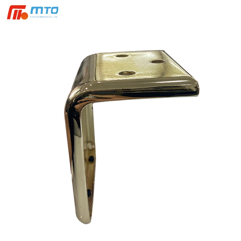 Wholesale Modern 140MM Brass Gold Color Metal Sofa Foot