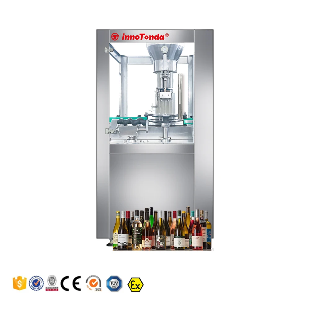 fully automatic red wine corking machine grape liquor corker machine