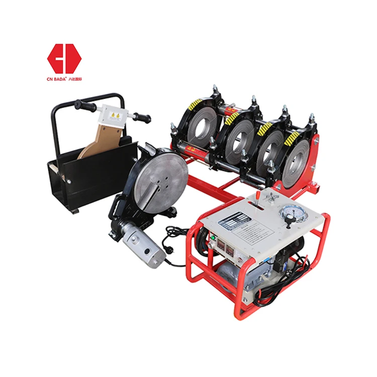 BADA Hdpe  Maquina Termofusion De 90 a 355 mm 110 125 160 180 200 225 250 280 315mm Maquina Termofusora Hdpe Soldadura a Tope