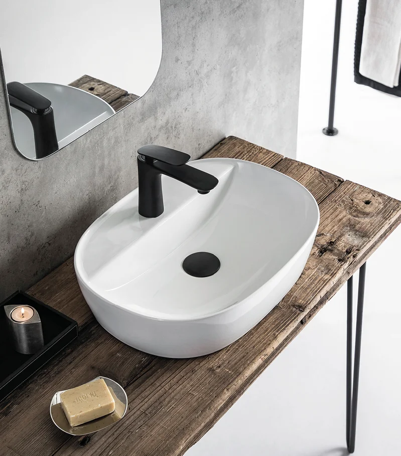 High grade oval ceramic sinks sanitary ware ceramic art basin wash hand basins  bathroom sinks