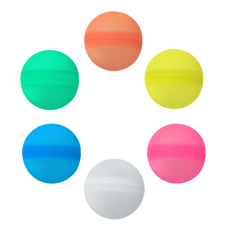 Wholesale new summer toy kid silicone water ball reusable water ballon quick fill biodegradable water balloon for kids