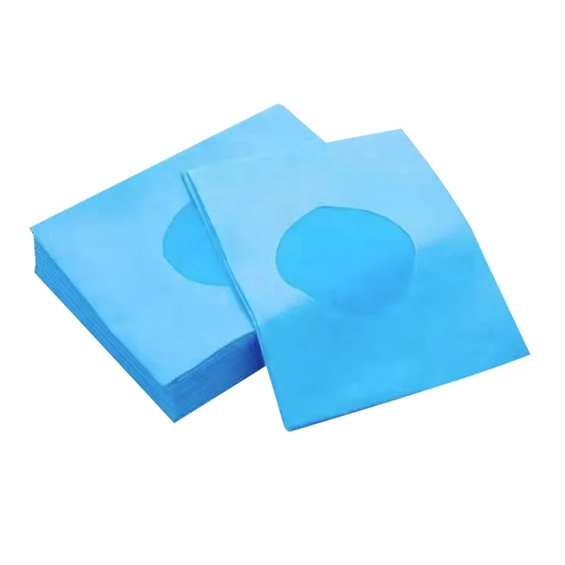 Medical disposable aseptic surgical eye gauze with holes for surgical use in hospitals