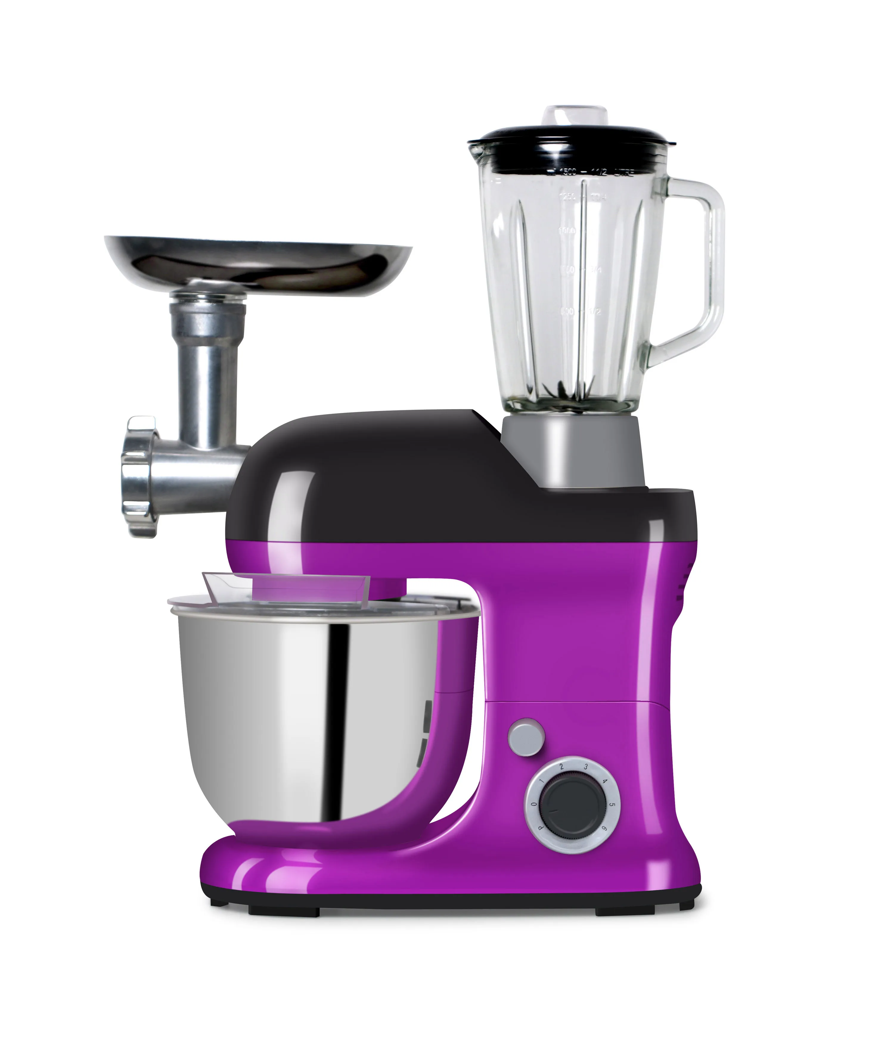  Бренд Cheftronic 1200 Вт 5 в 1 кухонный комбайн Электрический стенд пищевой миксер с мясорубками и ручным