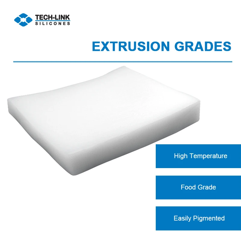 High Quality And Hot Selling Food Grade Hardness 30 Shore A HTV Fumed Extrusion Grades Silicone Rubber