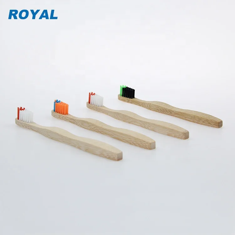 Hot sale bamboo toothbrush 100% organic eco friendly biodegradable wooden toothbrush for home travel with custom logo