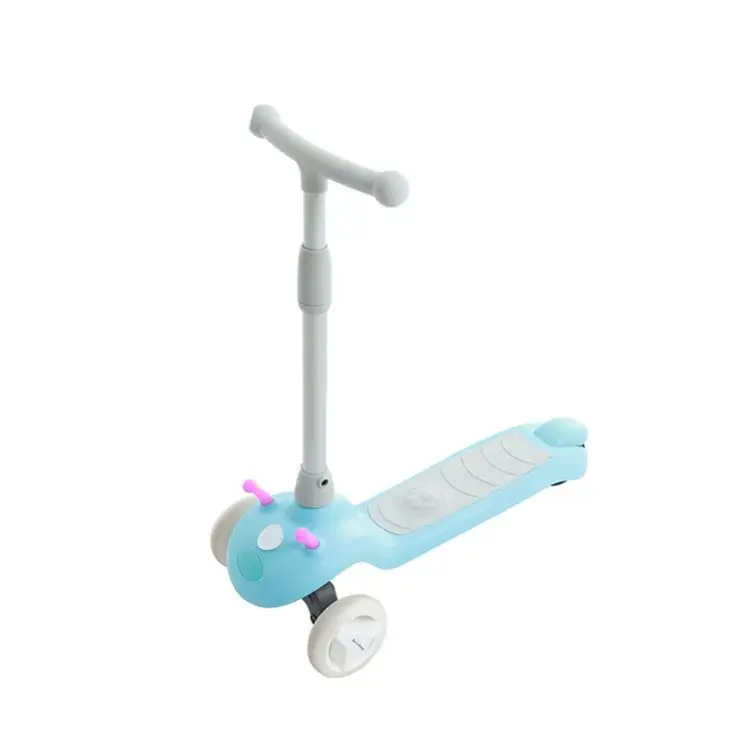 Manufacture mini Cheap three wheels ride on battery operated electronic electric kick e children Kids scooter