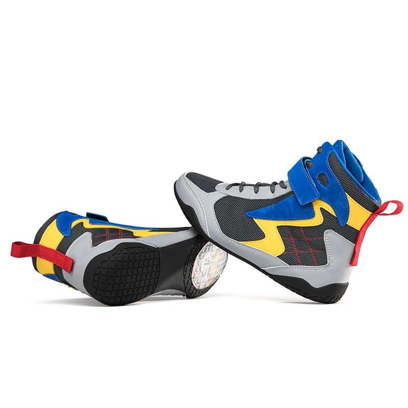 New Style Custom Wrestling Shoe Boxing Shoes Men Mesh Rubber OEM Customized Spring Training shoes Plus size 35-47