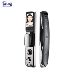 Hot Sale 3D Face LockDigital Door Lock With Camera Password Fingerprint Card Key With Video Intercom Funtion Lock For Home