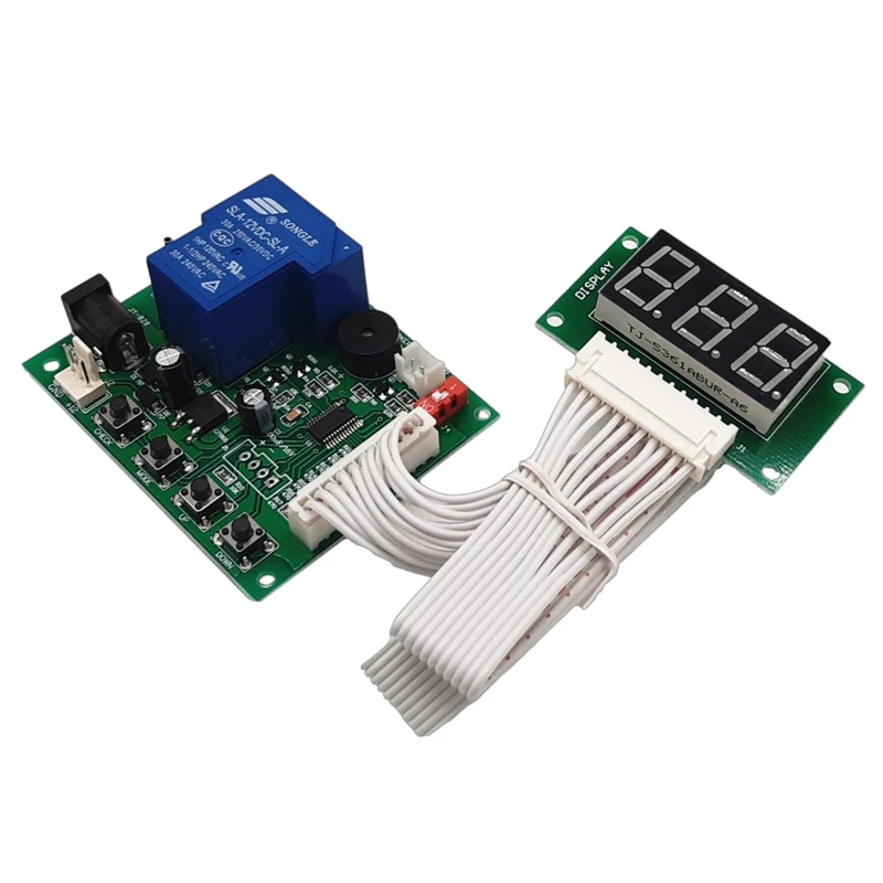JY-172 1 Channel Remainding Time Display Timer Control Board PCB 10A Relay Control Power Switch for Coin Acceptor Bill Acceptor