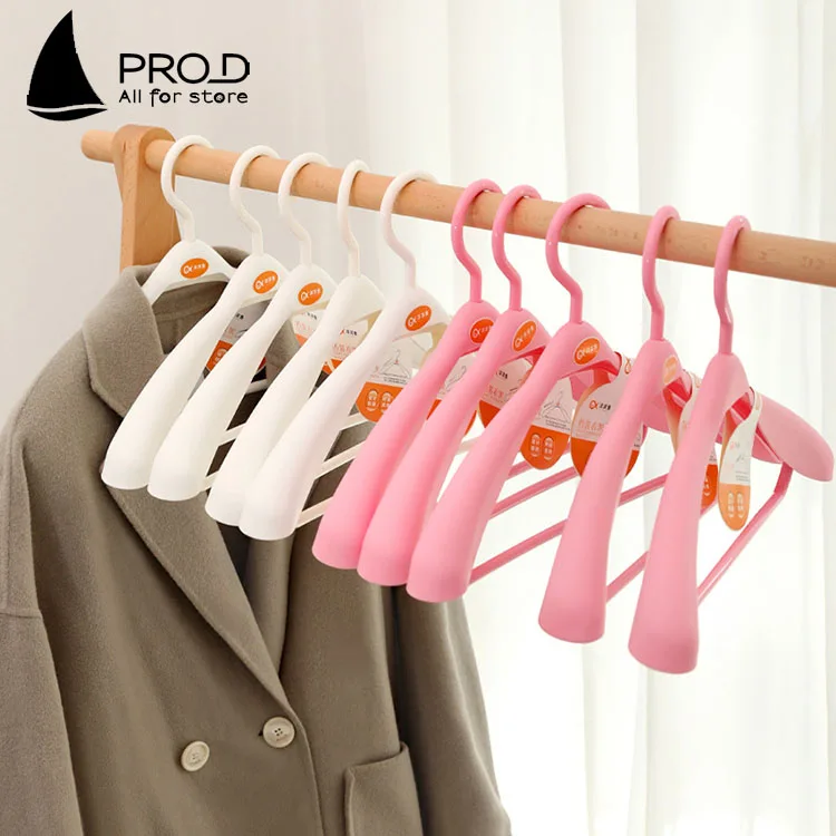 Thickened plastic wet and dry dual-use rotary coat hanger wholesale