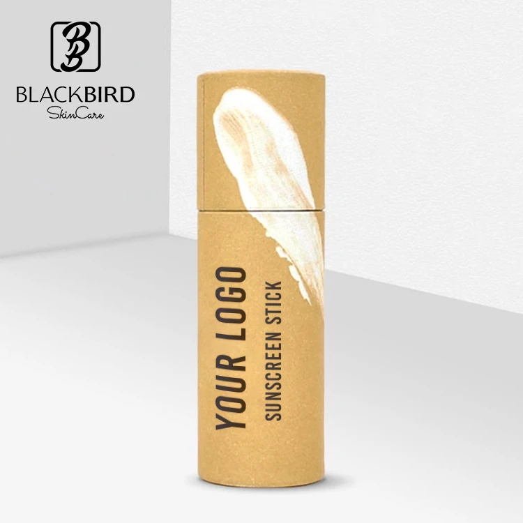 Custom Vegan Plumping SPF 30 Hydrating Eco Paperboard Clear Surfing  Collagen Lightening Natural Custom Logo Sunscreen Stick