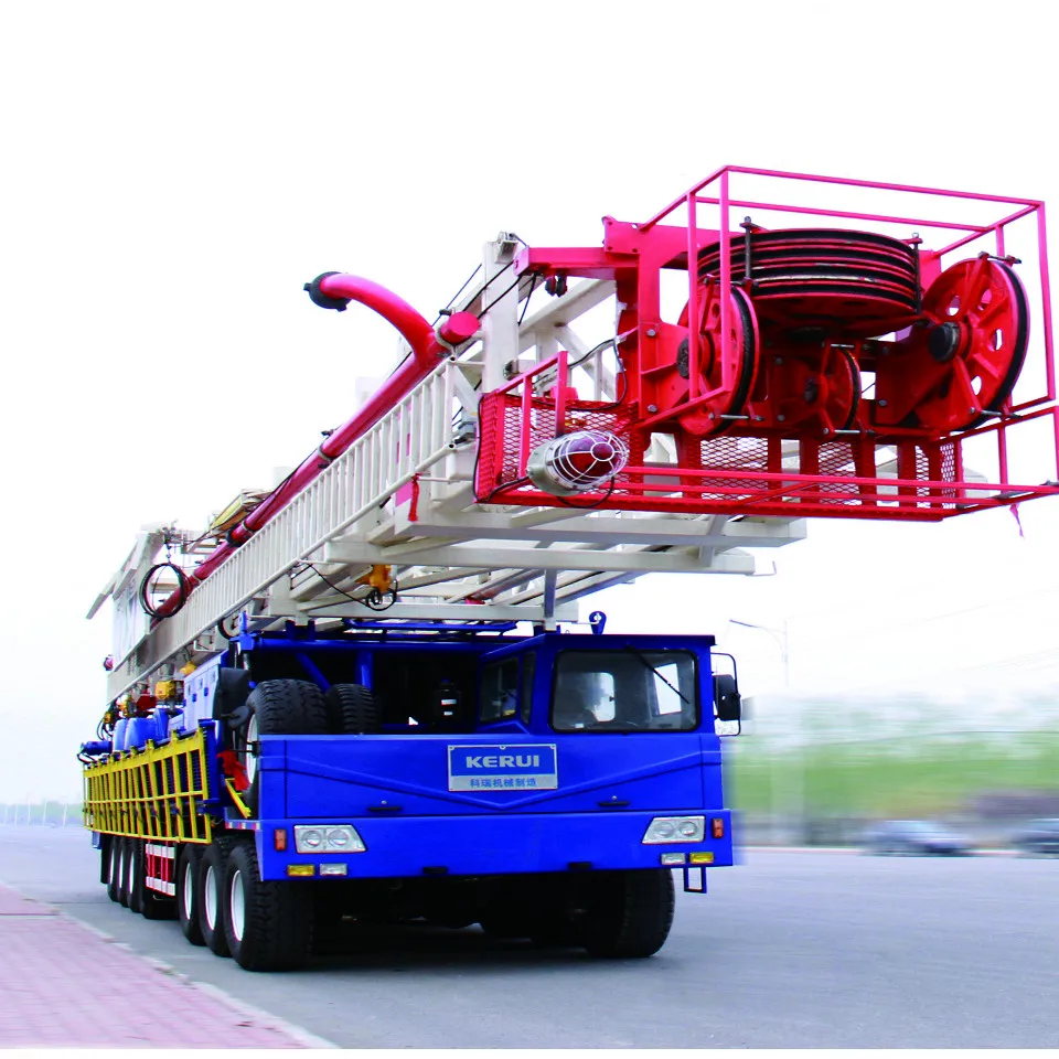 XJ750/750HP truck mounted workover rig in stock