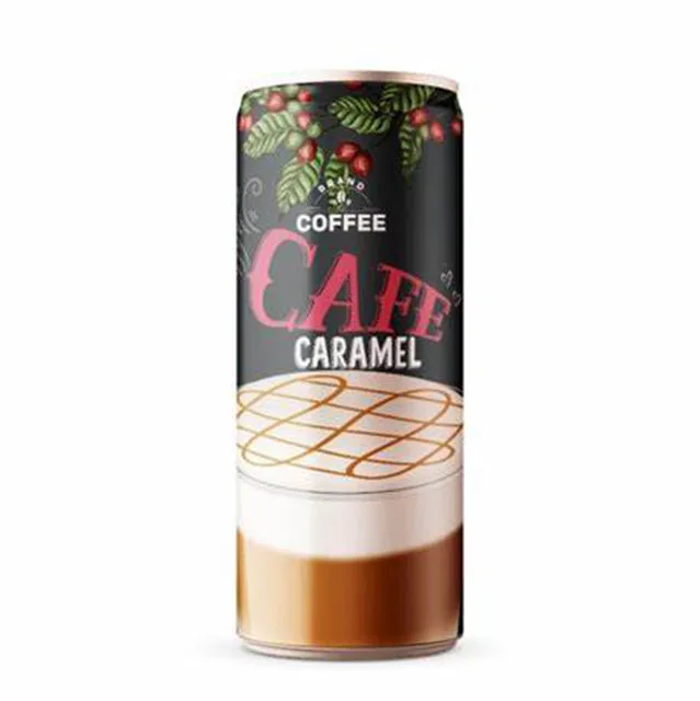 Instant Coffee 250ml Soft Cold Coffee Flavor Milk Coffee Daily Drinking pack of 24 in bulk for sale