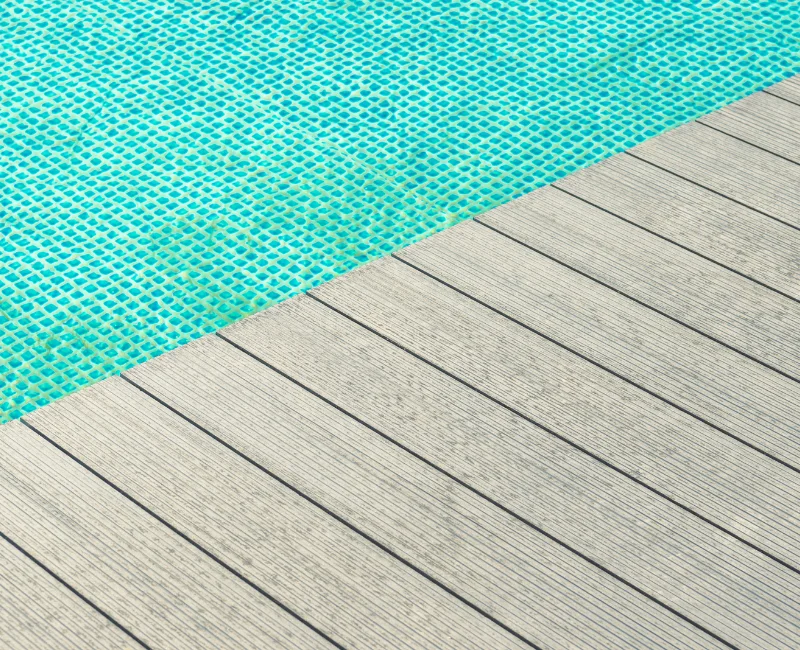 Solid Outdoor Wood Plastic Composite Decking Flooring Durable WPC Decking for Outdoor Use