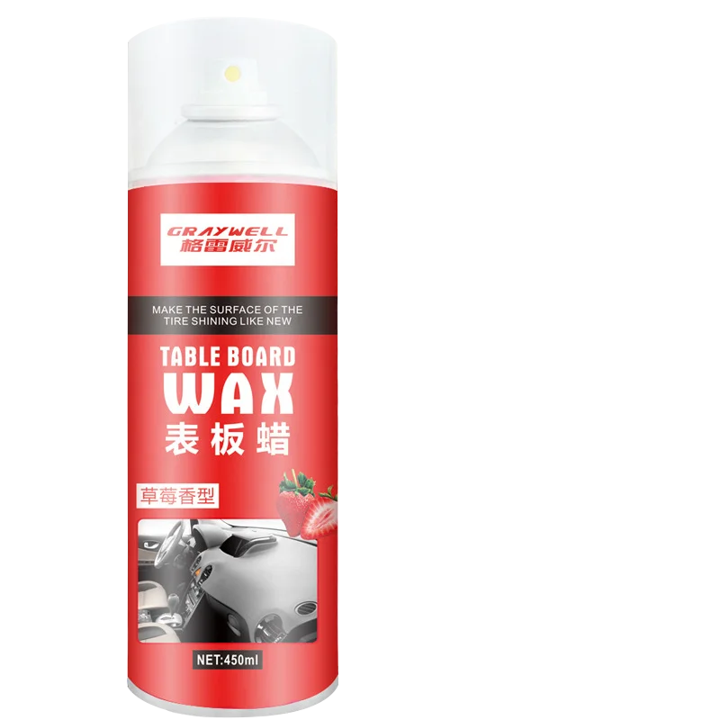 450ml car dashboard wax shine spray liquid wash waxing polish scratch repair removal body carnauba scented perfume coating