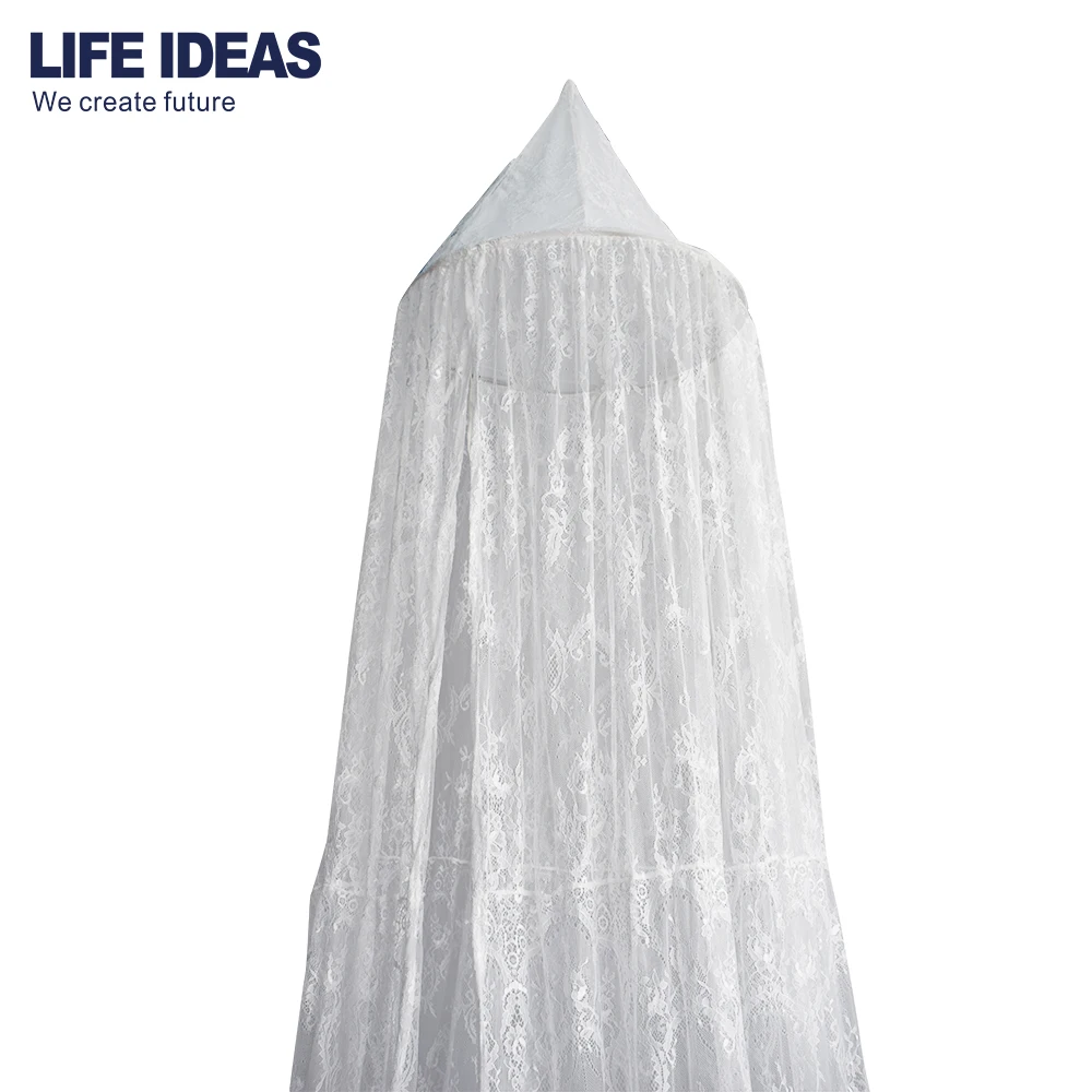 Fantasy Baby Crib Round Hanging Lace Mosquito Net Baby Bed Canopy For Children Room