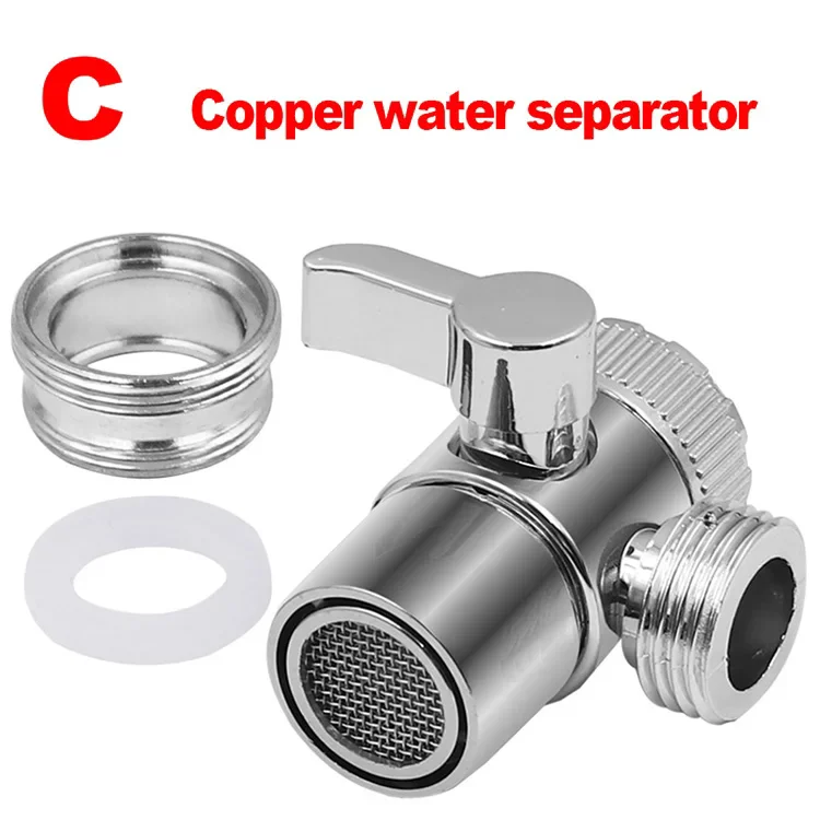 Switch Faucet Adapter Kitchen Sink Splitter Diverter Valve Water Tap Connector For Toilet Bidet Shower Kichen Accessories