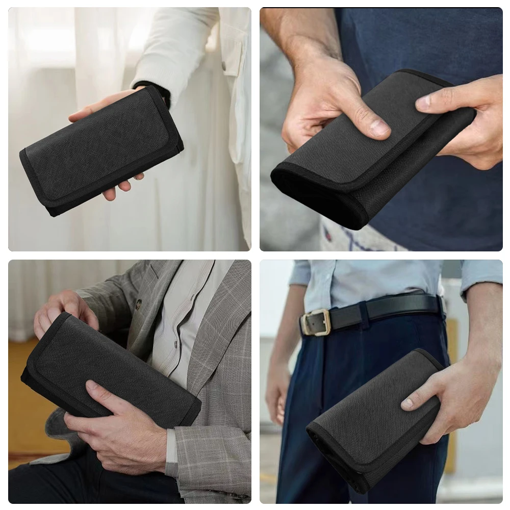 Custom Cash Holder Multipack Pouch Budgeting Bill Organizer Envelope Wallet Clip Pouch 6 Zippered Pocket Roll Up Money Bag