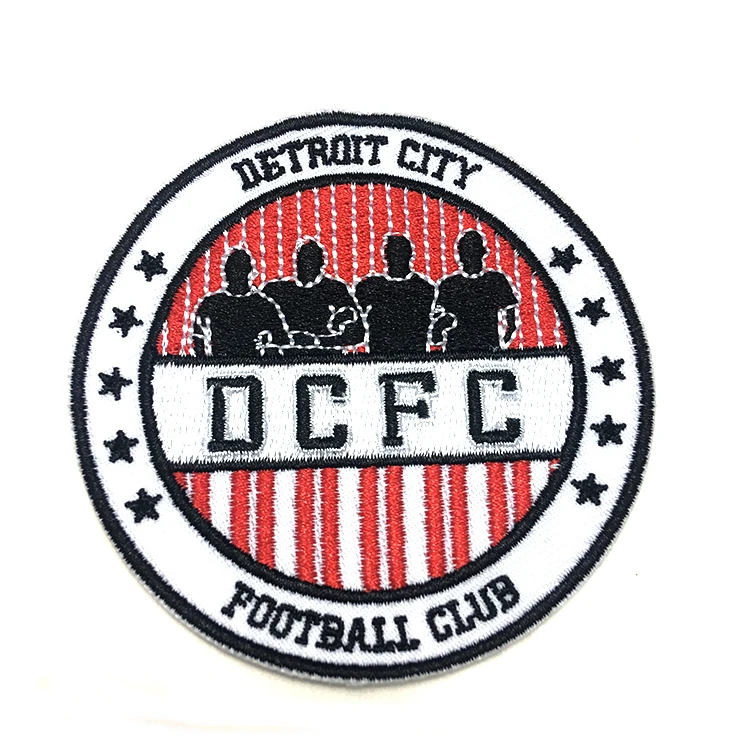 Embroidered Fabric Cloth Patch Iron On Embroidery Patch Custom Heat Press Iron On Embroidery Patches