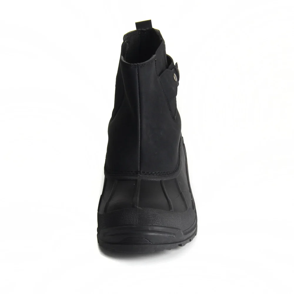 High Quality Black Ankle Bootie Waterproof Keep Warm Bean Duck Snow Boots For Women