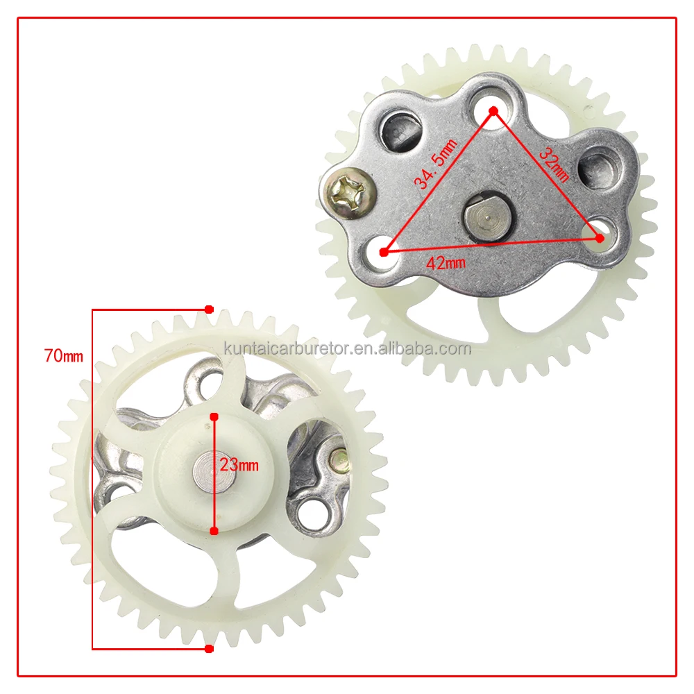 (Ready Stock) New Oil Pump Assembly For Bajaj Ct100, Boxer 100 150, Byk 100,  Fury 125 Motorcycle Models