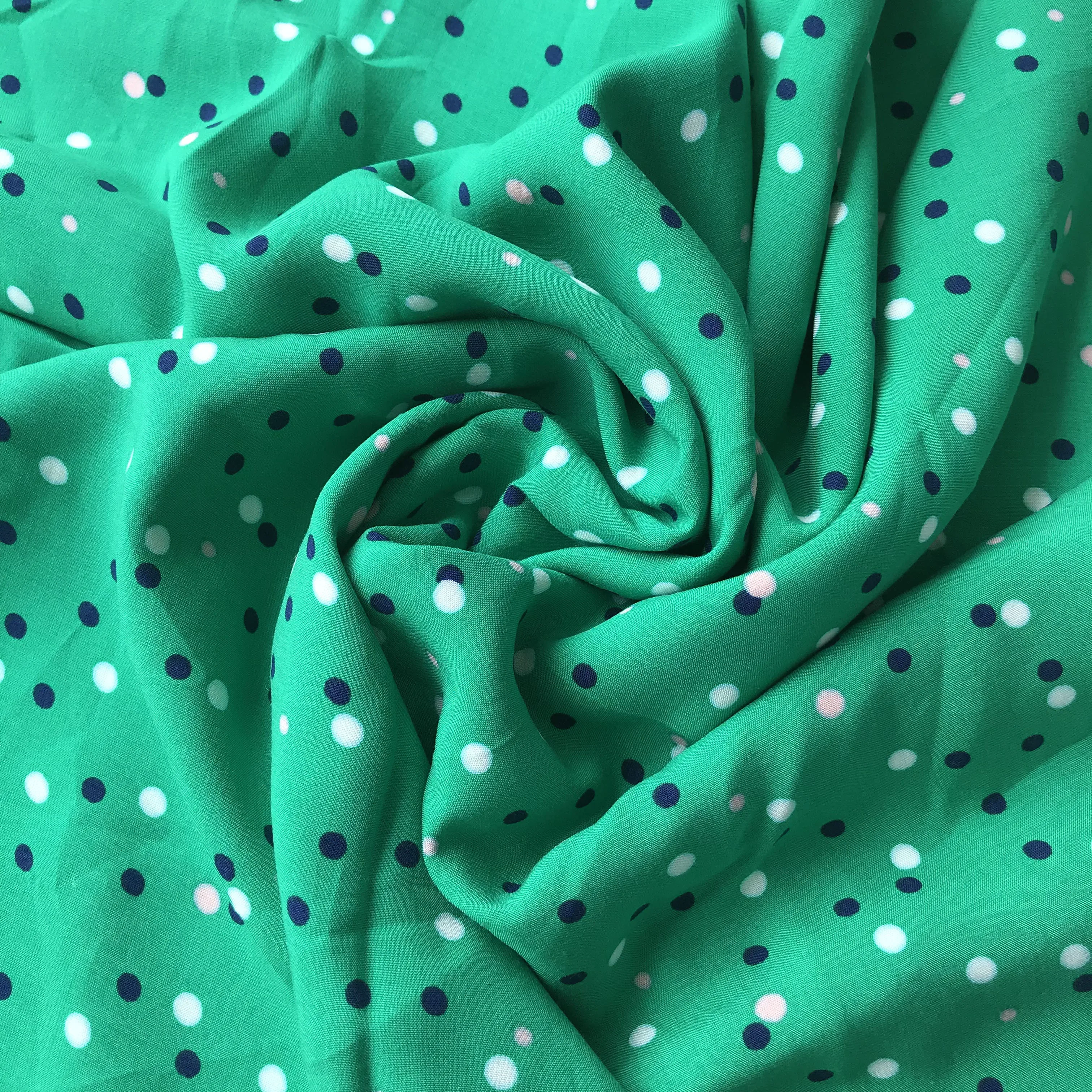 Shaoxing textile stock woven  rayon poplin printed 100% viscose fabric for shirt