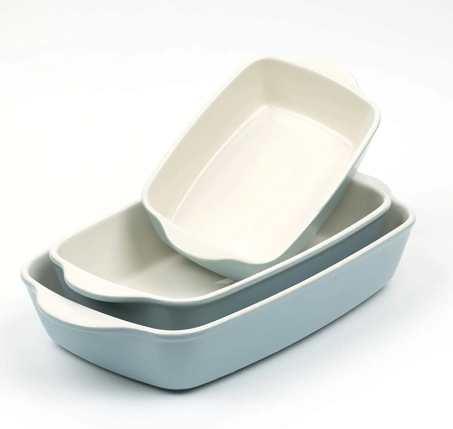 Factory Wholesale Nonstick Baking Dish Set Of 3, Two Eight Ceramic Bakeware For Cooking