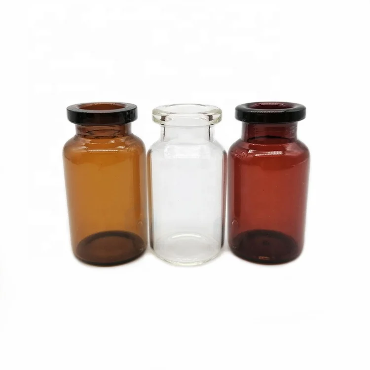 Empty Glass Ampoule Vials With Flip O ff Cap 10ml