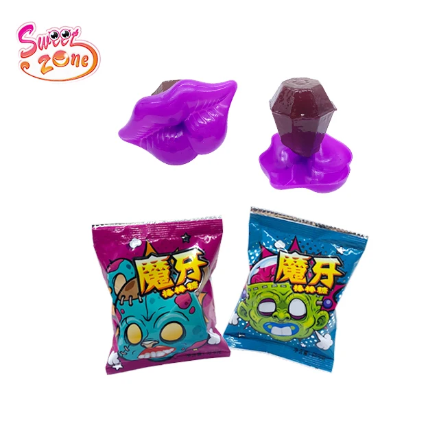 Halloween Devil Teeth Diamond Lollipop Hard Candy