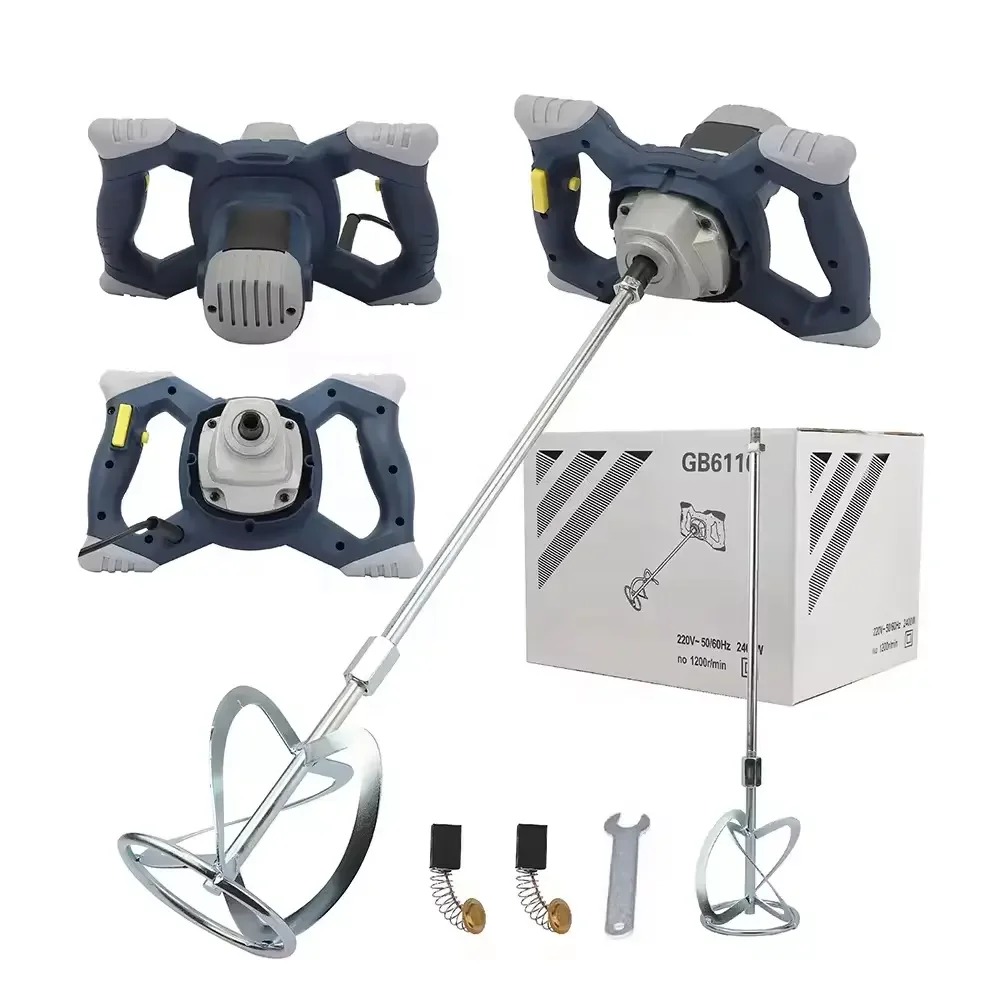 2400W Liquid Mixer Agitator Two Speed Slow Start-Soft Start Smooth Regulation Water Treatment Industrial Liquid Mixer Agitator