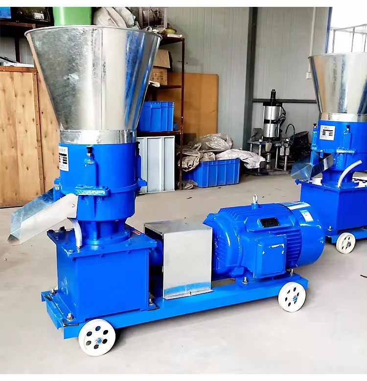Small household wood pellet machine/rice husk biomass energy pellet processing equipment