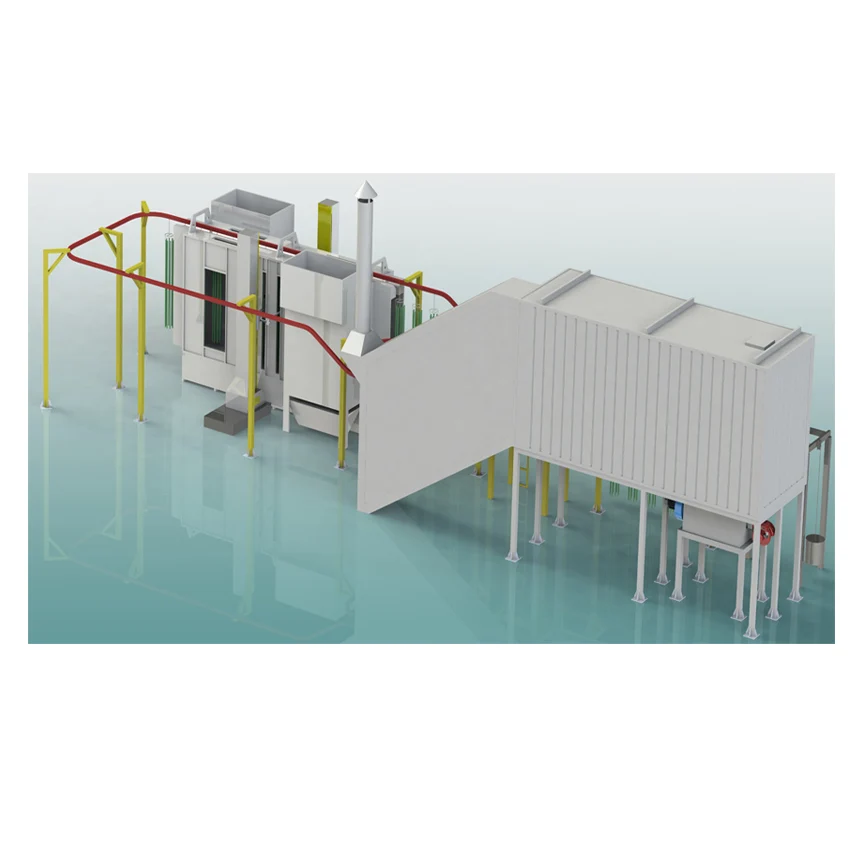 Jiahai Automatic Electrostatic Powder Spray Line Customized Metal Powder Coating Production Line