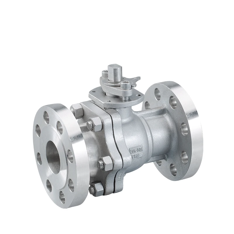 
CF8 normal temperature stainless steel two piece JIS ball valve 