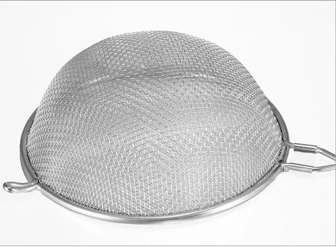 8-Inch Strainer with Double-layer Fine Stainless Steel Mesh