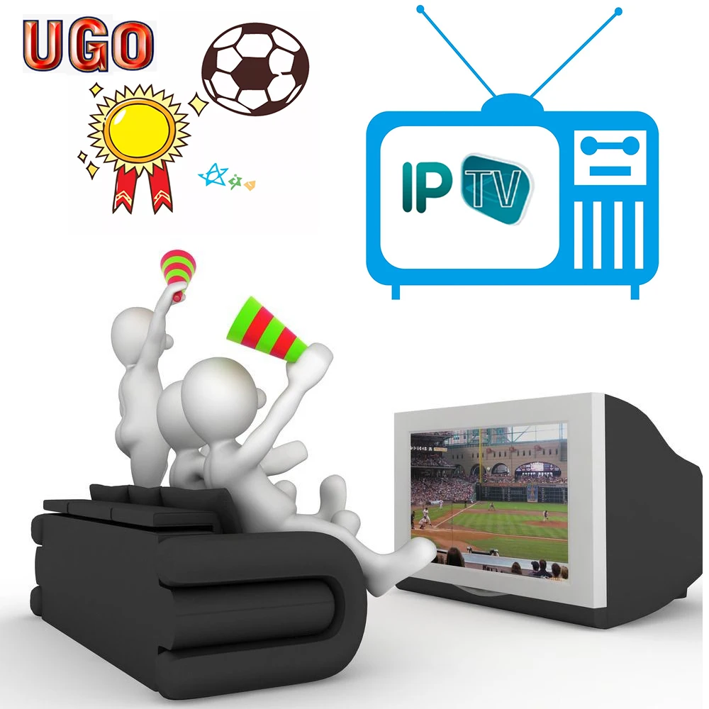 UGO IPTV подписка 12 месяцев M3u список Бесплатный тестовый код реселлер панель Smart TV M3U 4K Iptv