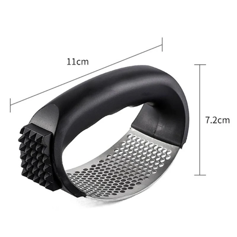 RAYBIN 2 In 1 high quality Manual Stainless Steel Meat Tenderizer crusher Loosener Garlic Press