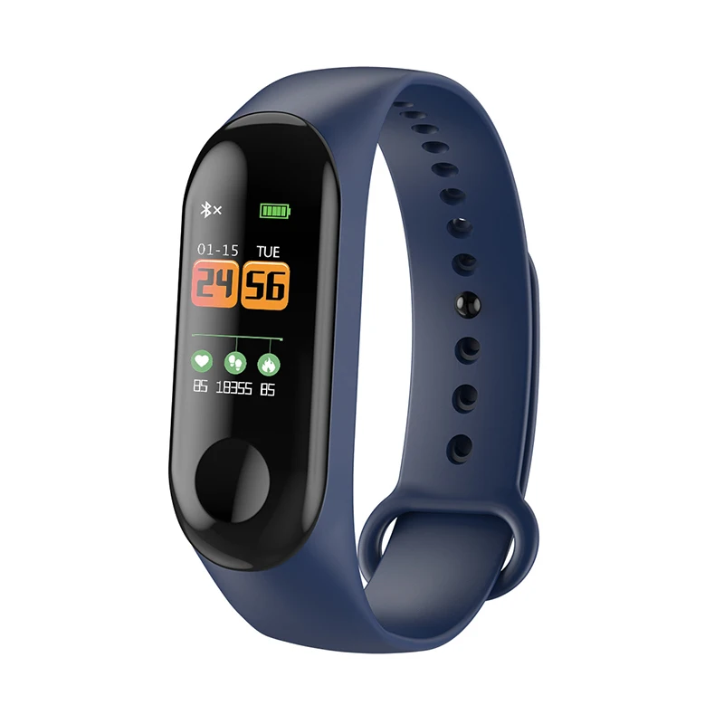Mi Band 3 Smart Wristband Colorful Bracelet Heart Rate Watch Fitness Tracker Touch Screen OLED TPU Wrist Strap for Xiaomi