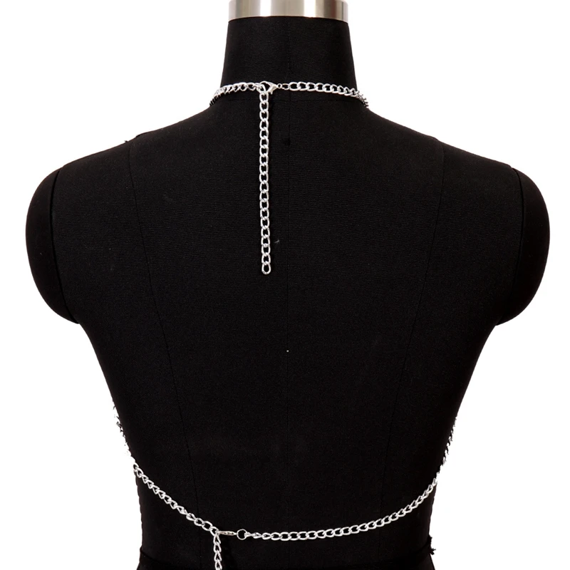 Women Body Harness Bohemian style Jewelry Night Party Hot Sexy Night Bra Top Night Club  Body Chain Top