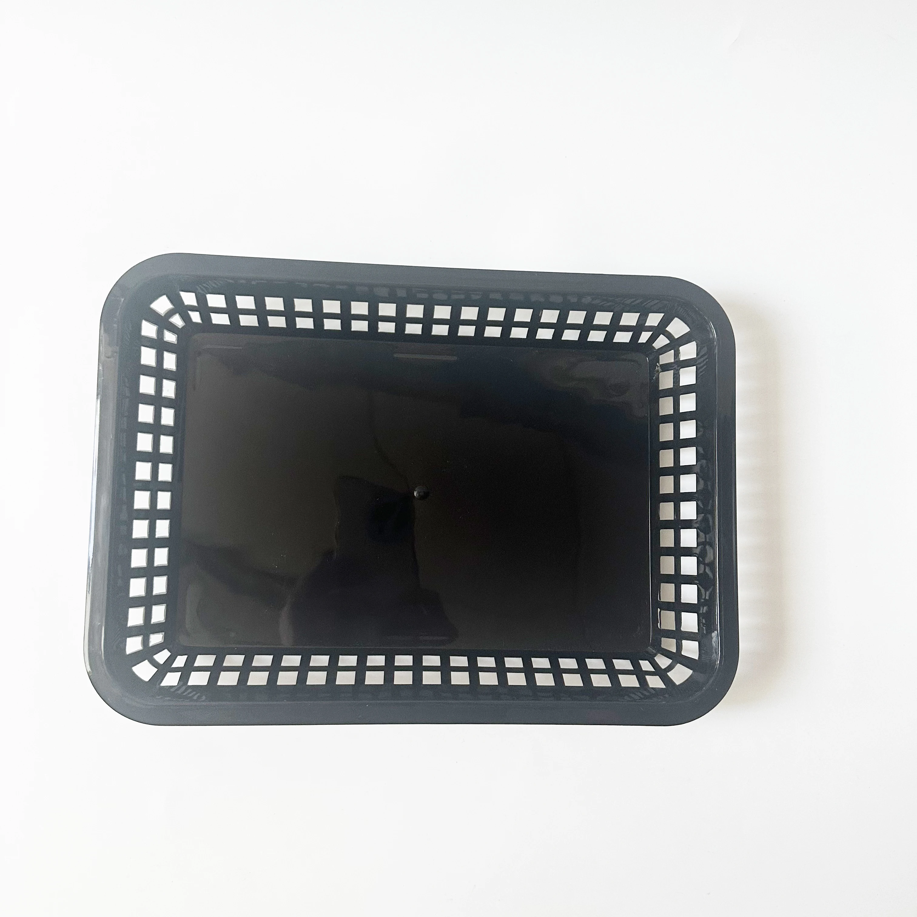Classic Rectangular plastic storage basket french fries baskets Grande Platter Basket tray