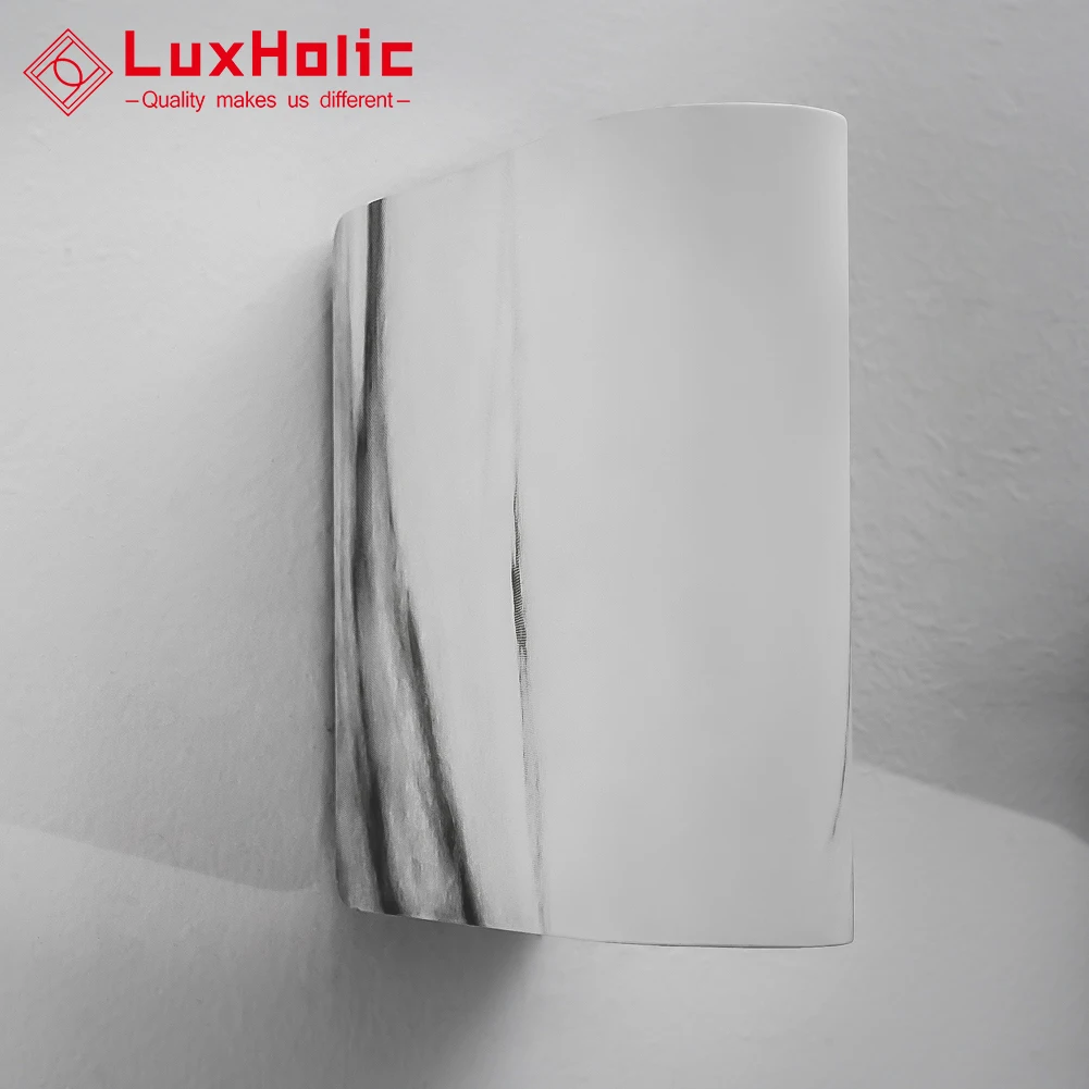 LuxHolic marset 12 Вт вверх и вниз светодиодный настенный светильник внутренний современный алюминиевый арт-деко настенные бра для отеля