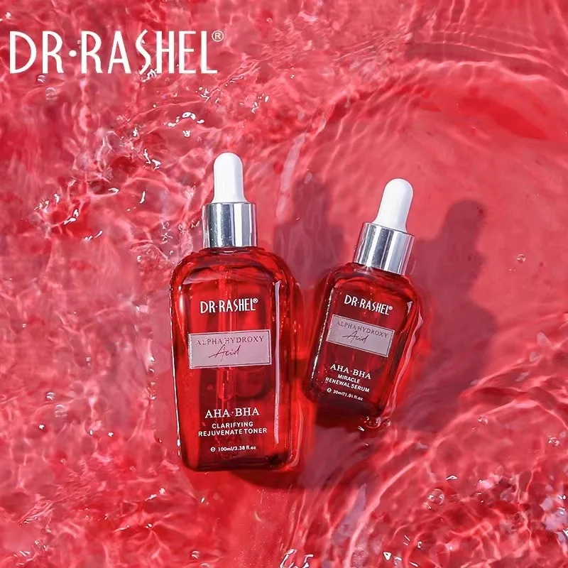 Organic AHA BHA Miracle Renewal Remove Blackheads Moisturize Oily Skin Acne Skin Care Set