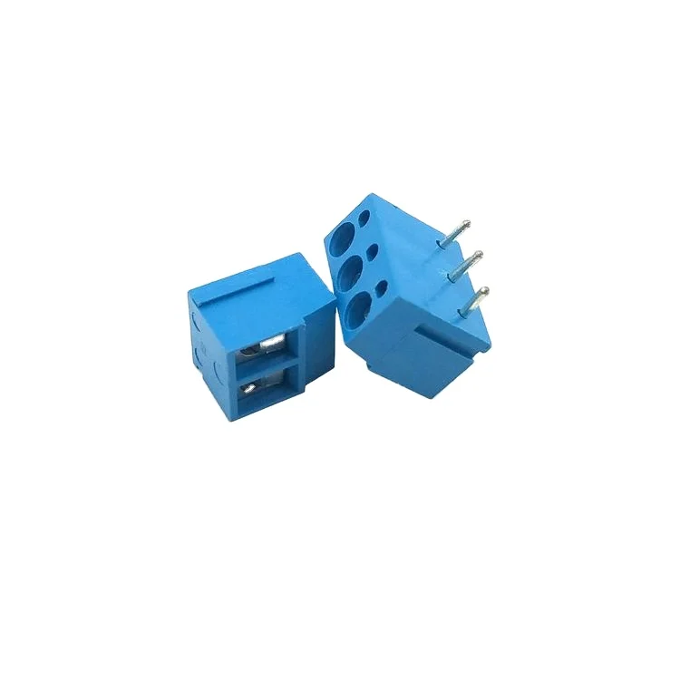 Replace phoenix blue terminal block 300R screw 5.0mm pitch spring PCB led pcb terminal connector
