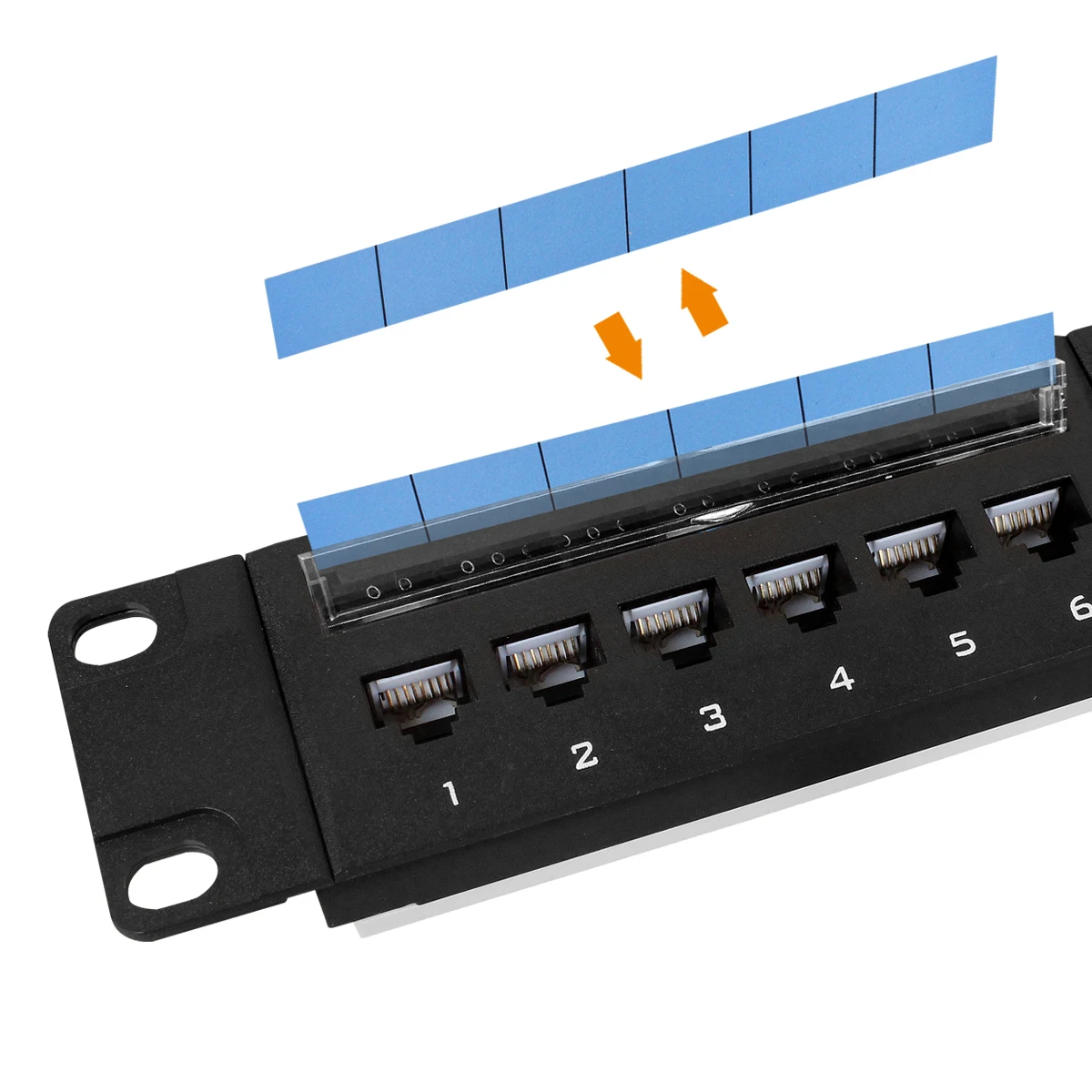 OEM UTP cat5e keystone патч-панель 24 порта CAT6 CAT6A матовая