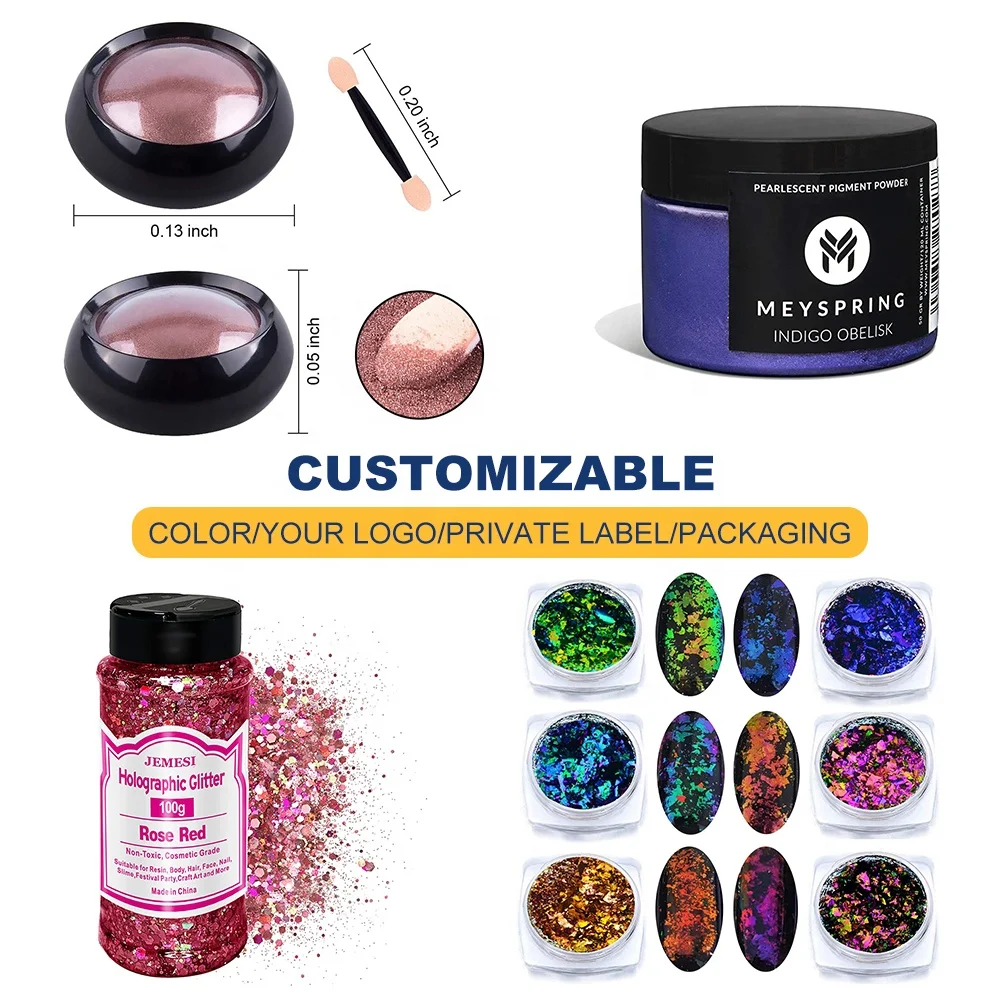 Color Pearl Mica Powder Luster Epoxy Resin Color Pigment