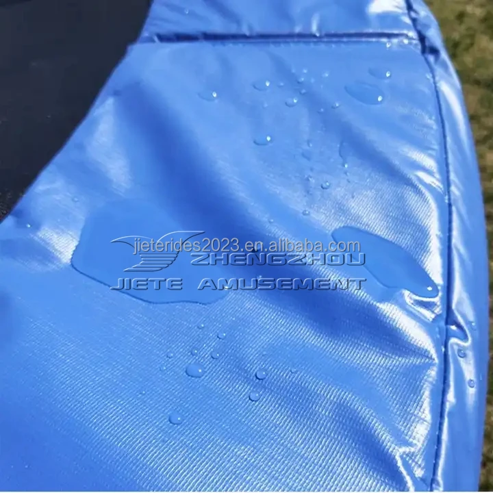 outdoor gymnastic fabric 6ft 8ft 10ft 12ft 16ft round park trampoline with tent enclosures slide ladder for adults