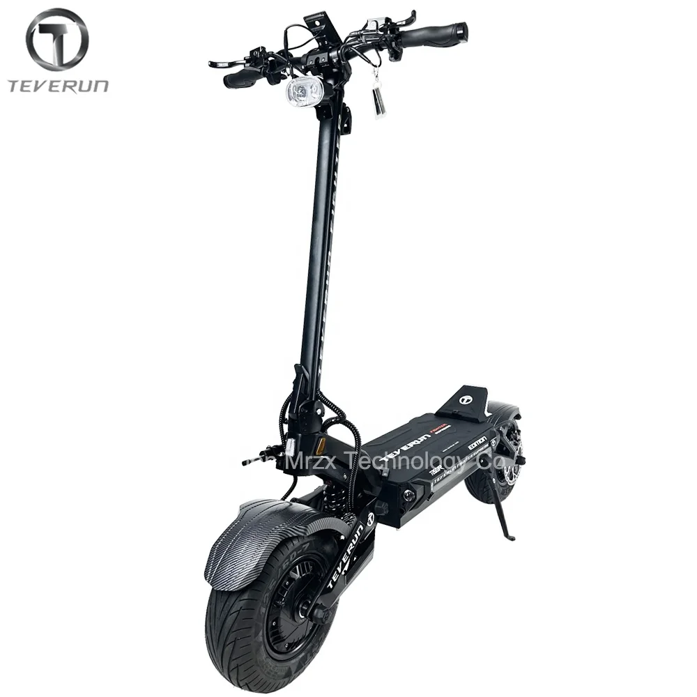 Official Teverun Fighter Supreme 7260R Edition 72V 60Ah Battery Peak Power 10000W 13inch Tire Top Speed 120km/h Max Range 200km