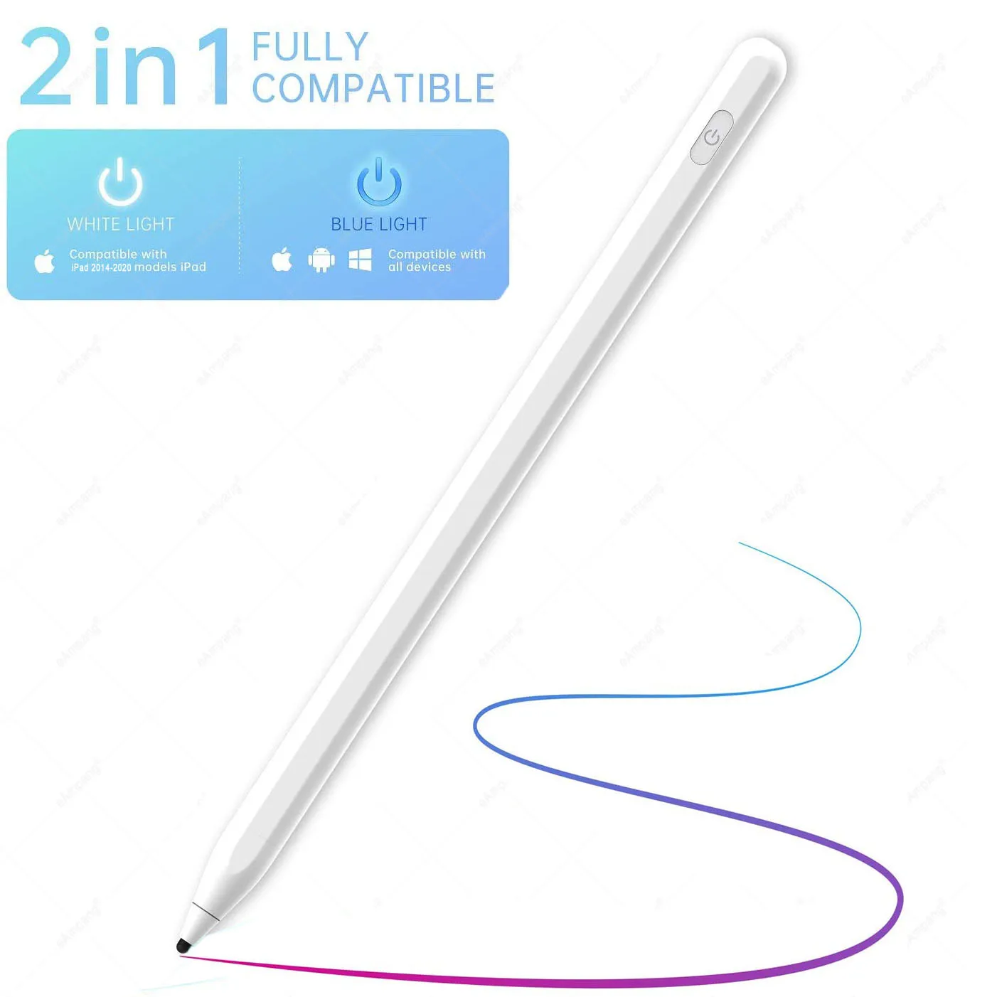 For Apple Pencil 2 1 iPad Pen Touch For iPad Pro 10.5 11 12.9 For Stylus Pen iPad 2017 2018 2019 5th 6th 7th Mini 4 5 Air 1 2 3