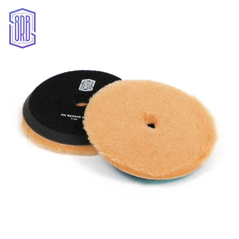 SURAINBOW Auto Detailing Car Polish 5/6 Inch DA Wool Pad for car buffing scratches remove