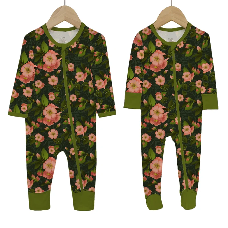 1Pcs Private Label Plain Bamboo Fiber Romper Spring Autumn Newborn Infant Toddler Boys Girls Clothes Baby Jumpsuit