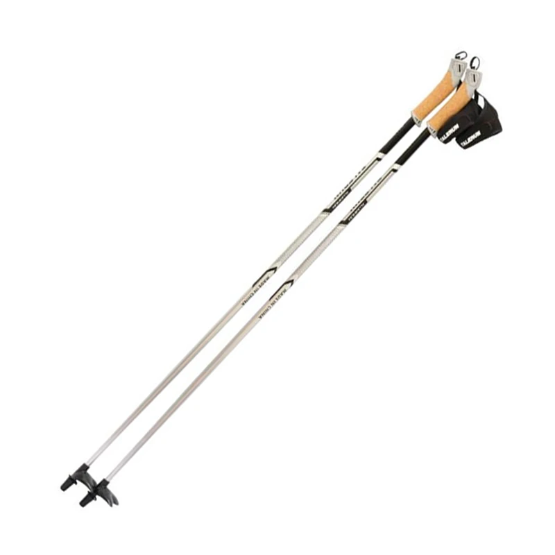 Gelinte Cork Handle 7075 Alloy Aluminum Sliding Sticks Poles Neoprene Strap Europe America